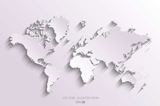  World map paper.