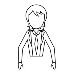 outlined male avatar image vector illustration eps 10