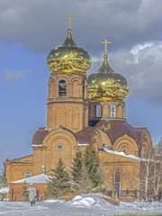 Church with Golden domes