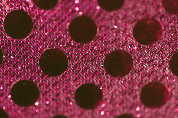 Purple abstract background with brown polka dots