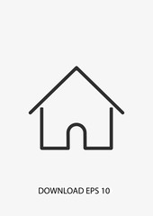 House icon, Vector