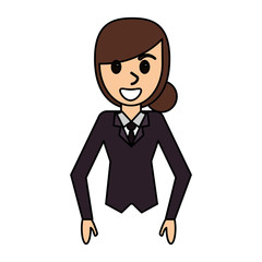 cartoon woman female people design vector illustration eps 10