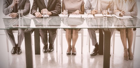 Panel of corporate personnel officers in office