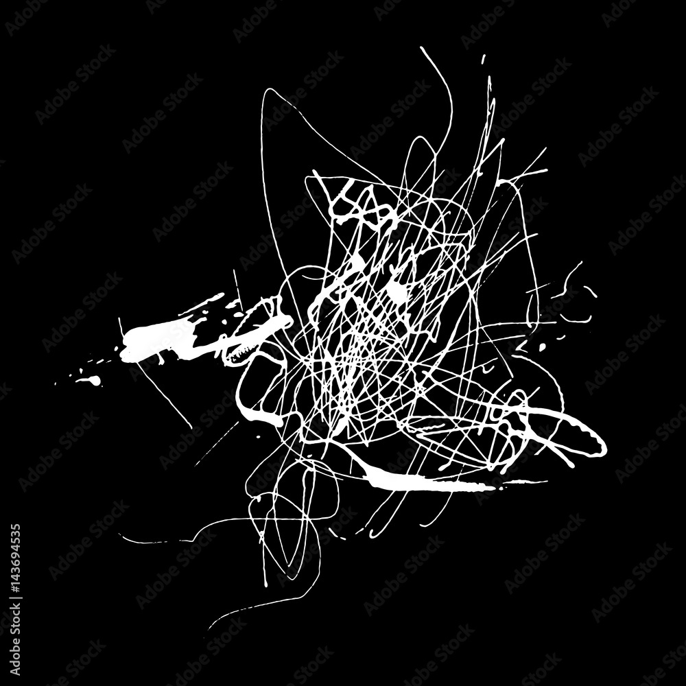 Poster white paint splash. distressed overlay element. vector