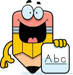 Cartoon Pencil Alphabet