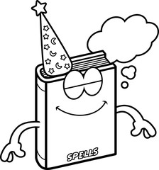 Cartoon Spell Book Dreaming