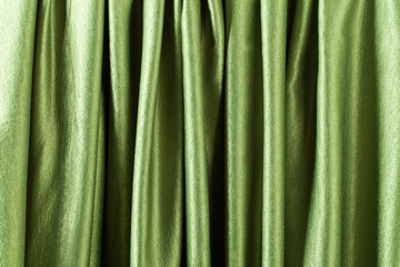 Smooth elegant green satin