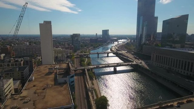 Aerial Pennsylvania Philadelphia September 2016 4K