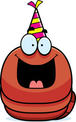 Cartoon Worm Birthday Party