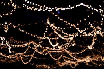 Abstract colorful defocused dot