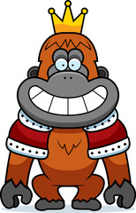 Cartoon Orangutan King