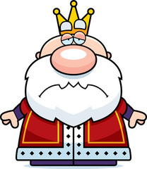 Cartoon Surprised King