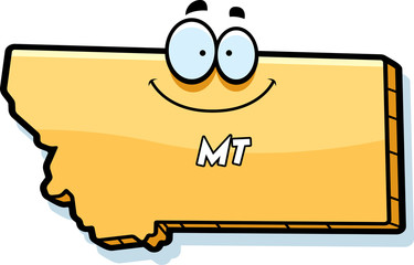 Fototapeta premium Cartoon Montana