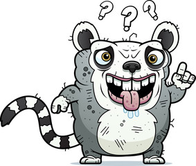 Confused Ugly Lemur