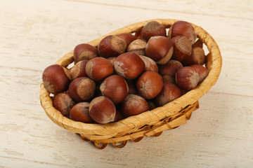 Hazelnut heap