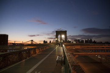 Brooklyn Bridge sunrise