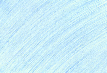 Crayon scribble background. Blue pastel crayon spot. Wax crayon texture. Backdrop with scratches and dots. Pencil Brush. Hand painted aquamarine grunge chalk. - 143703705