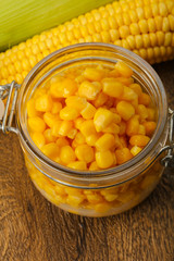 Sweet canned corn