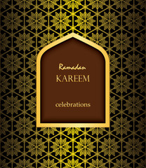 Ramadan kareem celebrations graphic design