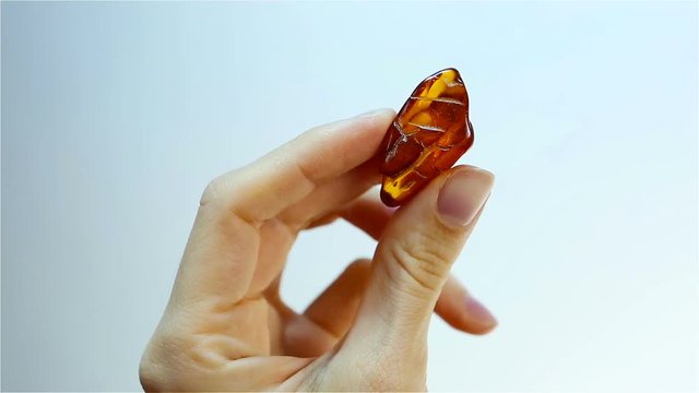 Amber is fossilized tree resin.
