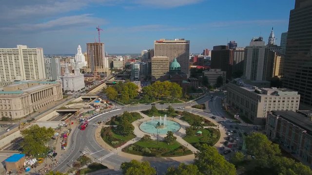 Aerial Pennsylvania Philadelphia September 2016 4K