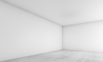Abstract empty interior background 3 d