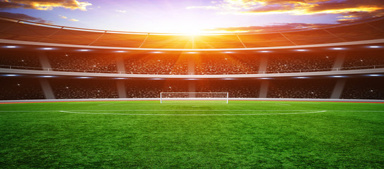  soccer stadium with the bright lights © Alekss