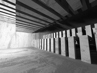 Abstract geometric concrete architecture background