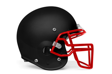 Fototapeta premium American football helmet isolated on white