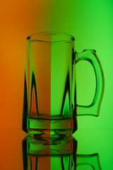 Still life with glass wineglass of beer