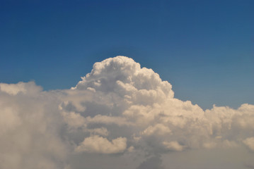 Blue sky with clouds