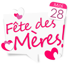 Fête des mères ! blanc - 28 mai