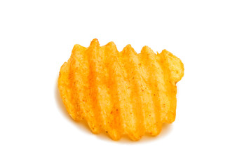 Wavy potato chips
