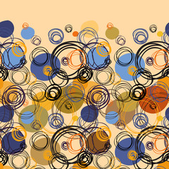 Geometric abstract circles background