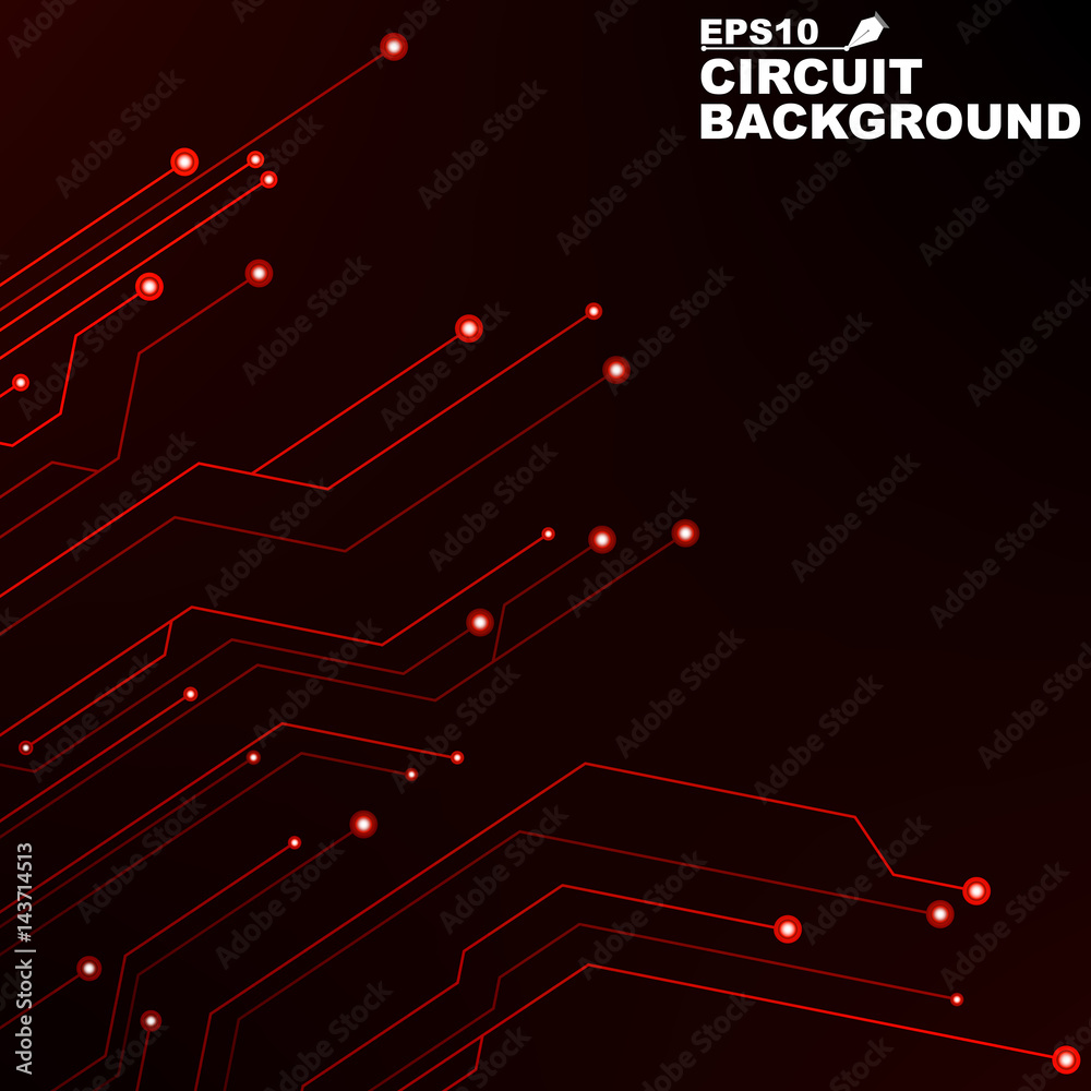 Poster circuit. black abstract background of digital technology. new technologies in design. computer netwo
