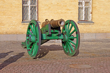 Cannon in the Kyiv fortress, Ukraine