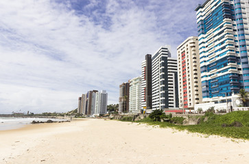 Fototapeta na wymiar Praia urbana, Natal, Brasil