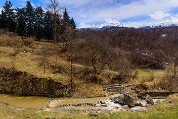 Beautiful spring landscape, Armenia