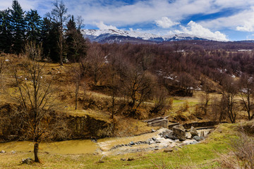 Beautiful spring landscape, Armenia
