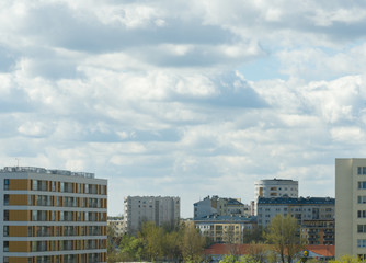 krajobraz miasta budynki mieszkania