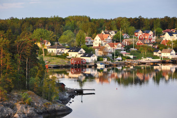 Fototapeta na wymiar Swedish Village
