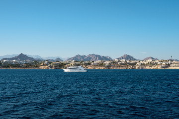 Fototapeta premium Yacht in the sea