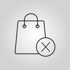 Shopping bag icon