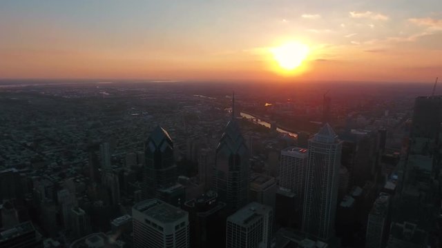 Aerial Pennsylvania Philadelphia September 2016 4K