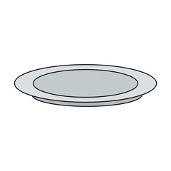 plate dishware icon image vector illustration design