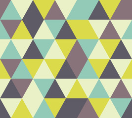 Panele Szklane Podświetlane  vector triangle seamless pattern