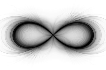 Fototapeta premium Infinity sign intensity map