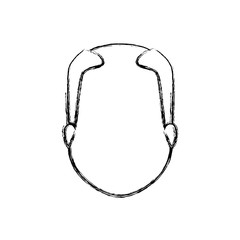 Elder man faceless cartoon icon vector illustration graphic design