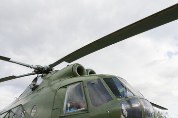 Fototapeta na wymiar Military helicopter