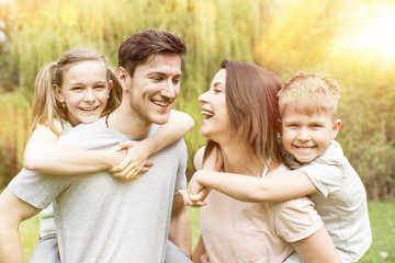 Fototapeta premium Familienausflug